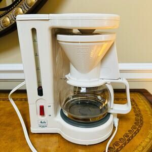 Melitta | Kitchen | Melitta Gevalia White 4 Cup Coffee Maker Model Bcm4c  Vintage Dorm Rv Apartment | Poshmark